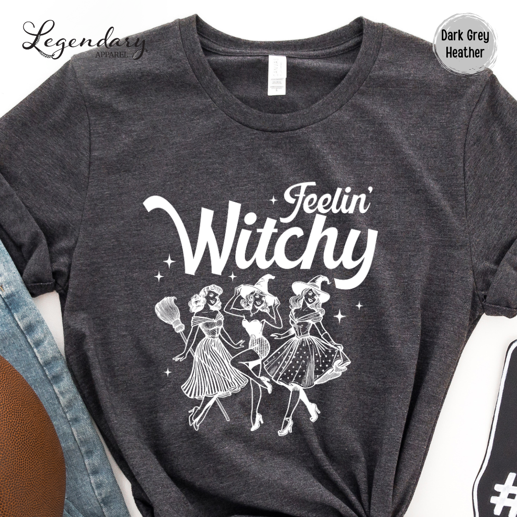 Feelin Witchy Halloween T-Shirt