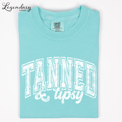 Tanned and Tipsy Oversized Tee