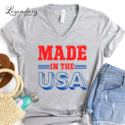 Made In America V-Neck Shirt