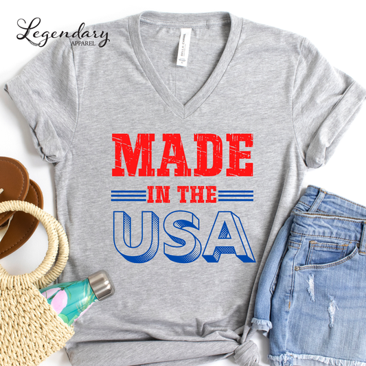 Made In America V-Neck Shirt