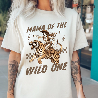 Mama Of The Wild One Heavyweight T-shirt