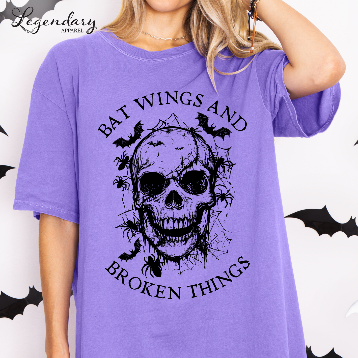 Bat Wings and Broken Things Tee Shirt