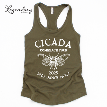 Cicada Comeback Tour 2025 Tank Top