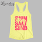 Sun Salt Sand Racerback Tank Top