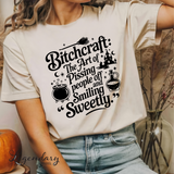 Bitchcraft Sarcastic Witch Shirt