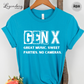 Gen X Tee Shirt Great Music Sweet Parties No Cameras