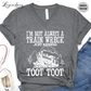 I'm Not Always A Train Wreck Just Kidding Toot Toot VNeck Shirt