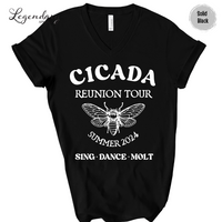 Cicada Reunion Tour 2024 V-Neck Tee Shirt