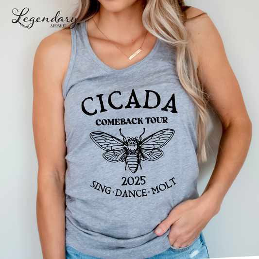 Cicada Comeback Tour 2025 Tank Top