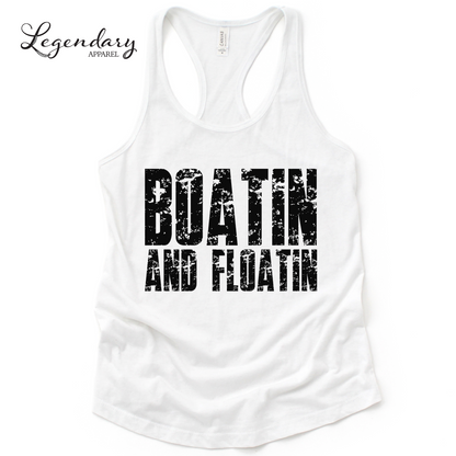 Boatin and Floatin Tank Top