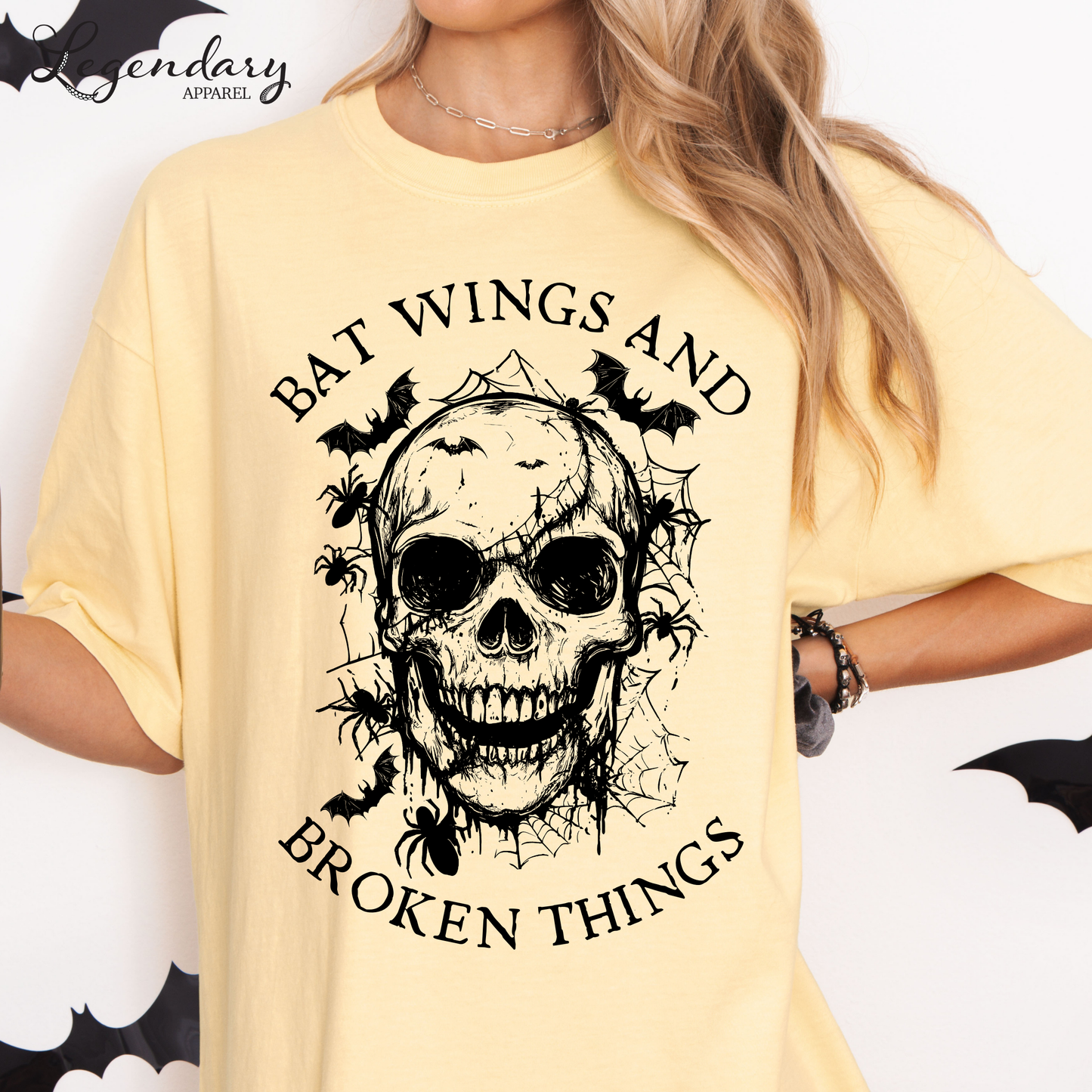 Bat Wings and Broken Things Tee Shirt