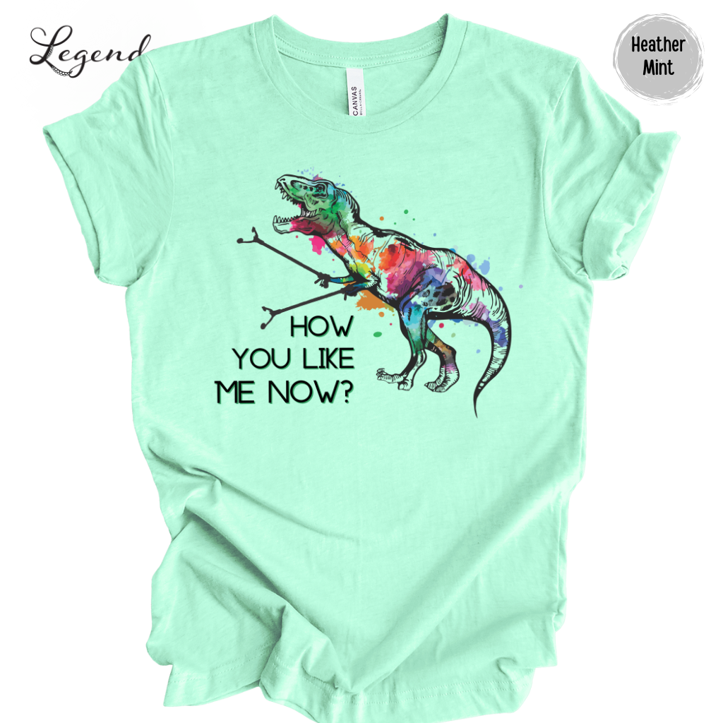 How You Like Me Now T-Rex w/ Hand Grabbers Tee Shirt & Racerback Tank Top