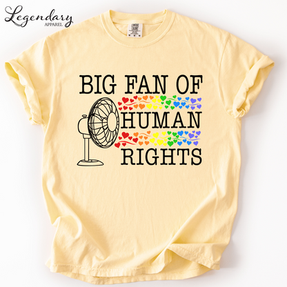 Big Fan of Human Rights Tee Shirt