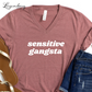 Sensitive Gangsta VNeck Shirt