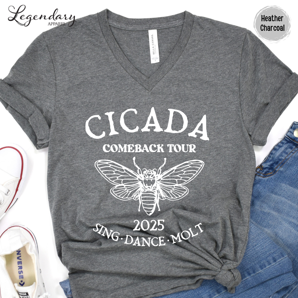 The Cicadas Comeback Tour 2025 V-Neck Tee Shirt