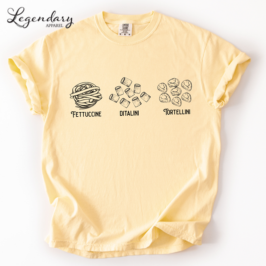 Subtle Anti Trump Tee Shirt Pasta FDT Tee Shirt Fettuccine Ditalini Tortellini