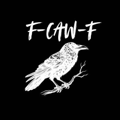 Raven F Caw F Crow VNeck