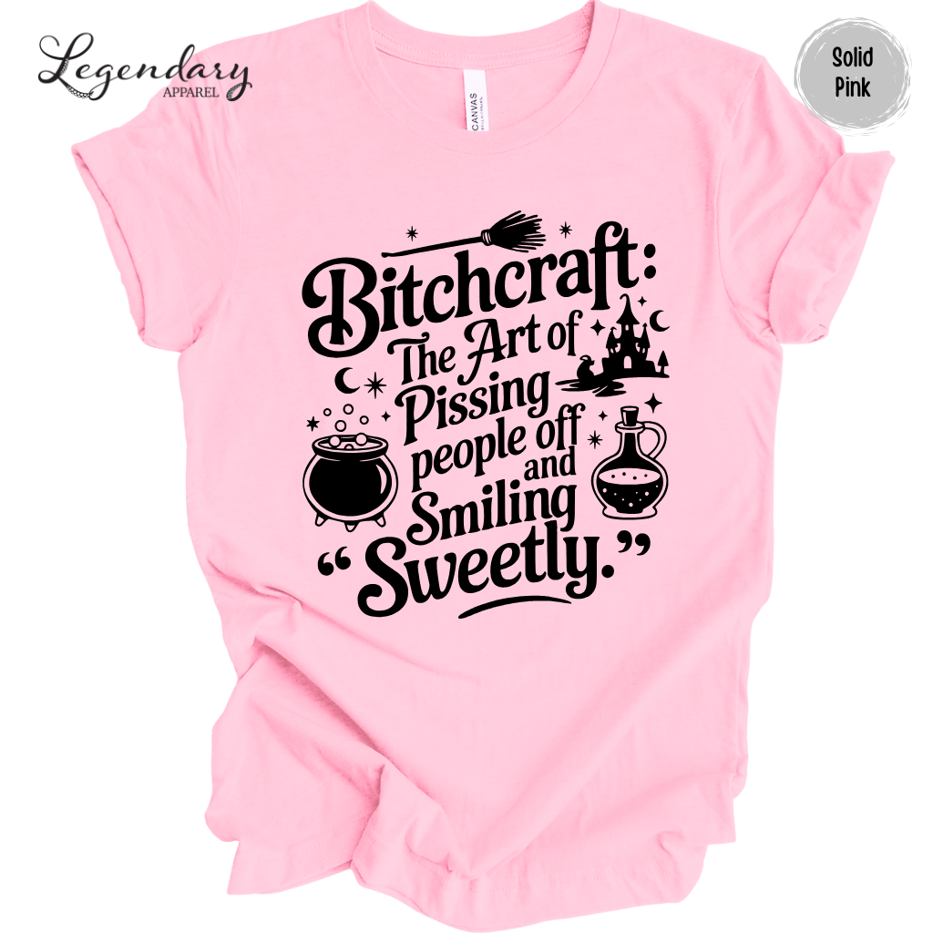 Bitchcraft Sarcastic Witch Shirt