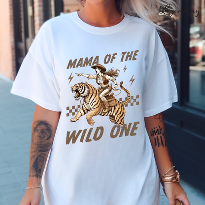 Mama Of The Wild One Heavyweight T-shirt