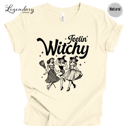 Feelin Witchy Halloween T-Shirt