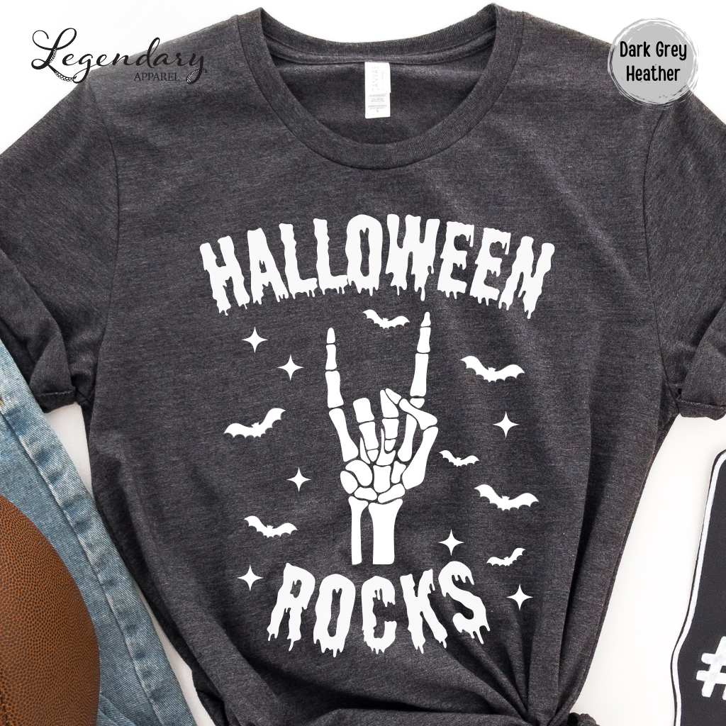 Halloween Rocks Adult Tee Shirt