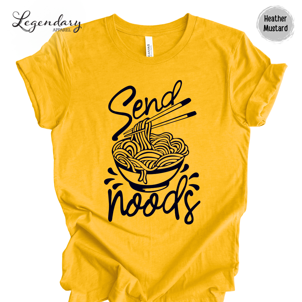 Send Noods Shirt Ramen Noodle Tee Shirt