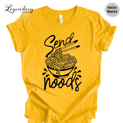 Send Noods Shirt Ramen Noodle Tee Shirt