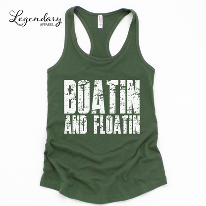 Boatin and Floatin Tank Top