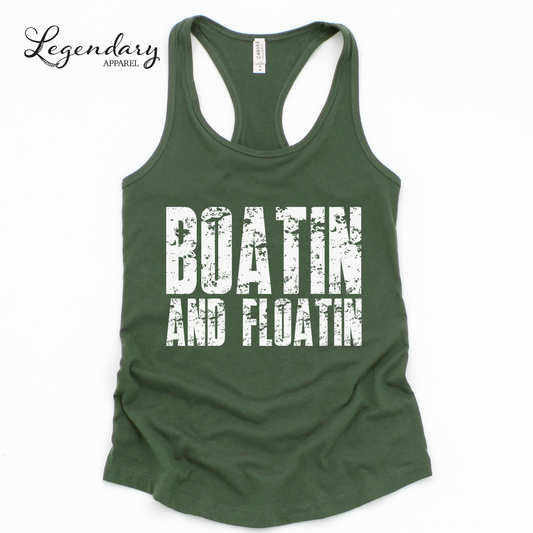 Boatin and Floatin Tank Top