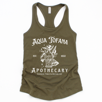 Aqua Tofana Poison Bottle Tank Top