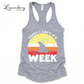 Sorry I Can't It's Shark Week Tank Top