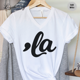 Kamala V-Neck Tee Shirt ,la design