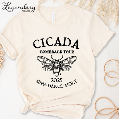 Cicada Comeback Tour 2025 T-Shirt