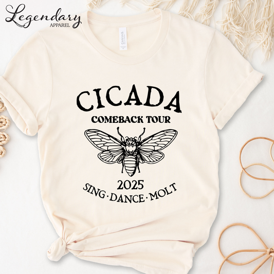 Cicada Comeback Tour 2025 T-Shirt