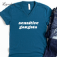 Sensitive Gangsta VNeck Shirt