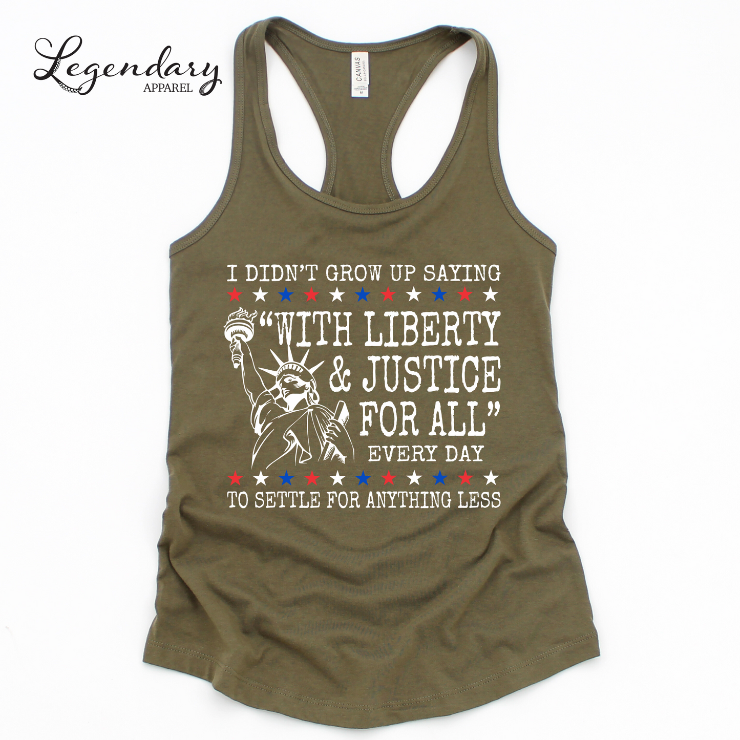 Liberty and Justice For All Human Rights Tank Top