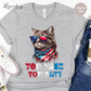 You Free Tonight Patriotic Cat Shirt