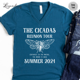 The Cicadas Reunion Tour 2024 V-Neck Tee Shirt