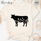 Floral Cow T-Shirt