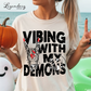 Vibing With My Demons Comfort Colors Tee Shirt