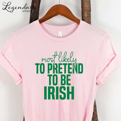 St. Patricks Day Group Matching Shirts in Pink