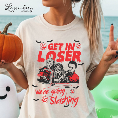 Get In Losers We're Going Slashing Oversized Tee