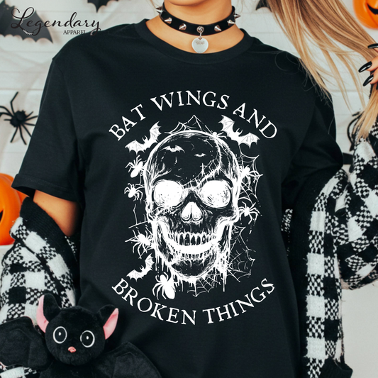 Bat Wings and Broken Things Tee Shirt