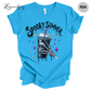 Spooky Summer Shirt Summerween Vibes Skeleton Coffee Lover Shirt