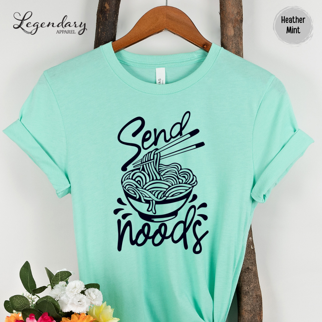 Send Noods Shirt Ramen Noodle Tee Shirt