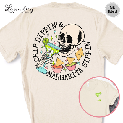Chip Dippin' Margarita Sipping T-Shirt