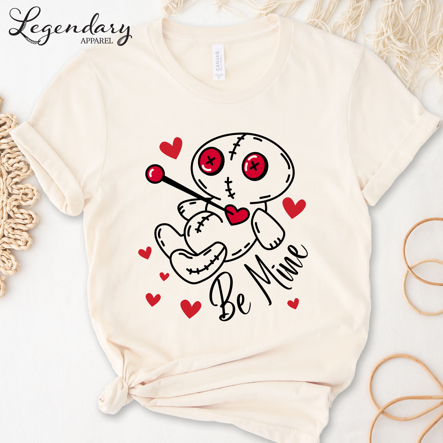 Be Mine Voodoo Doll Valentine's Day T-Shirt