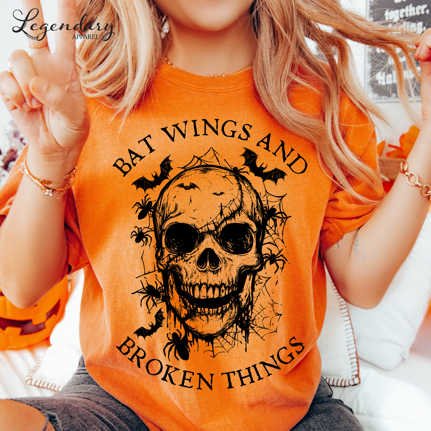 Bat Wings and Broken Things Tee Shirt
