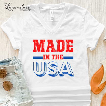 Made In America V-Neck Shirt