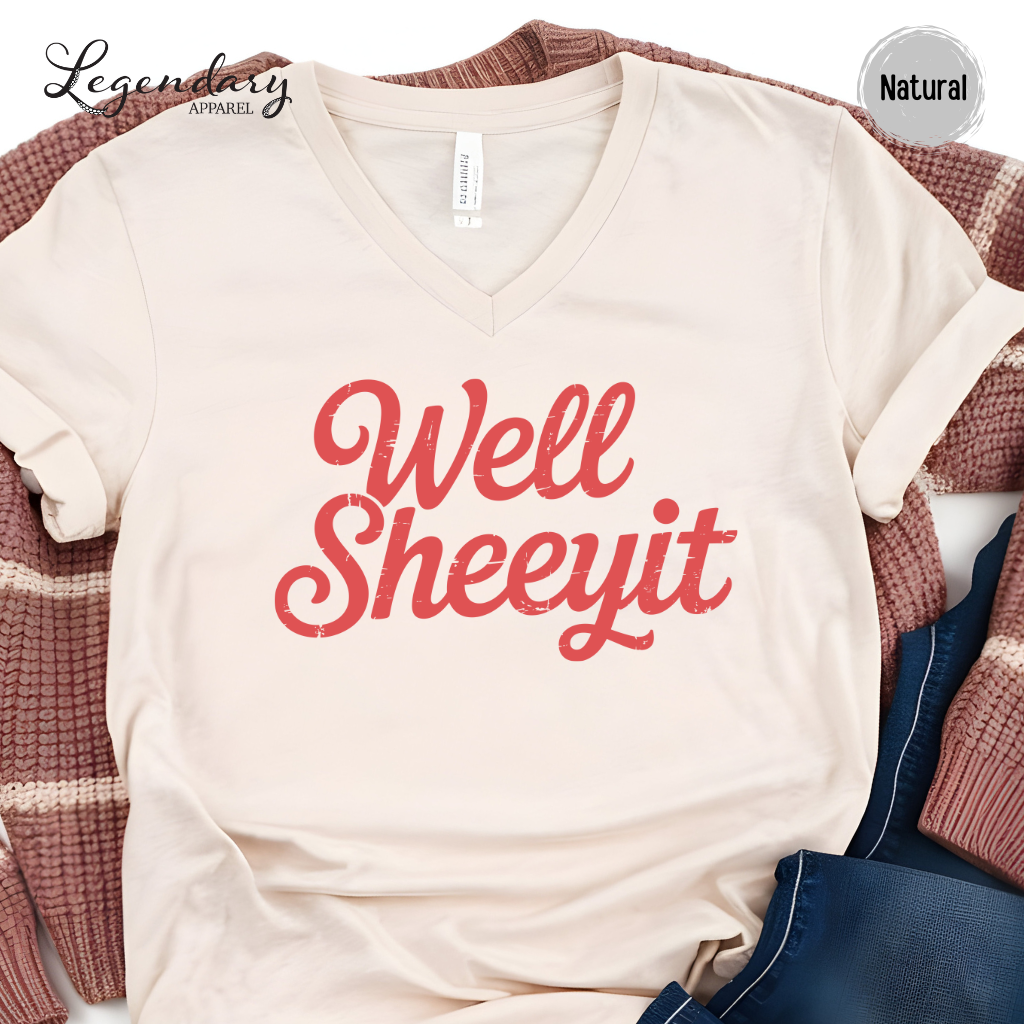Well Sheeyit V-Neck Shirt